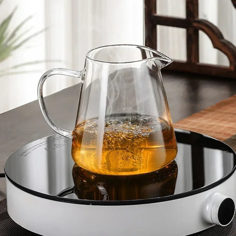 Duurzame theewaar van gerecycled glas