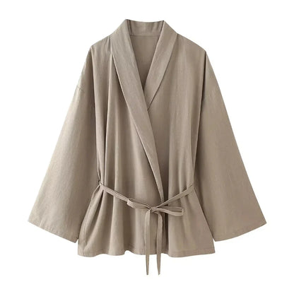 Broekpak dames Zara beige – Neutrale elegantie