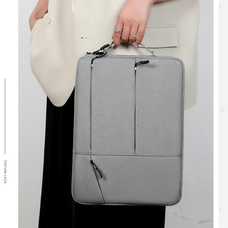 Grote laptoptas met ritsvak – Perfect voor extra opslag