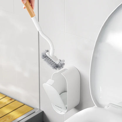 Toiletborstel met houder in betonlook – Stoer design