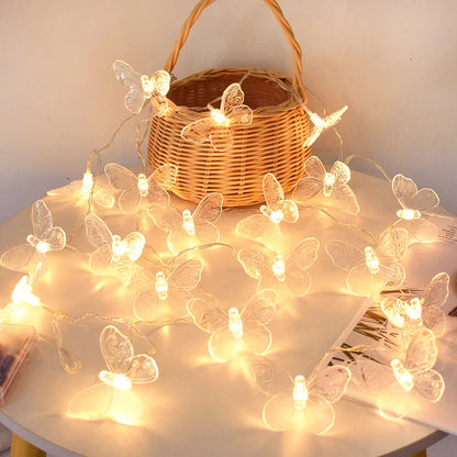 Licht slinger met koperen draad – Elegante look