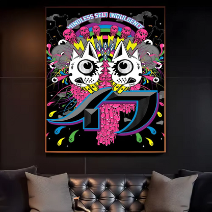 Poster met maan, sterren of hemellichamen