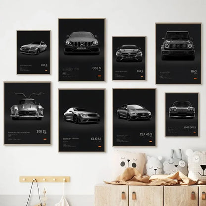 Kinderkamer poster met ruimte en planeten