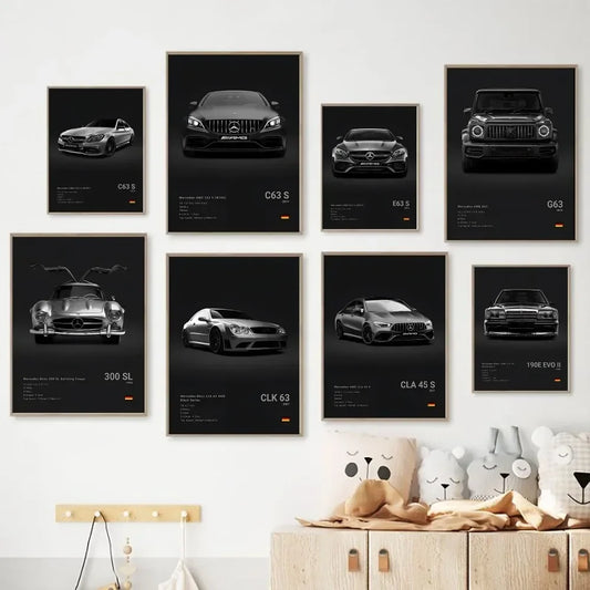 Kinderkamer poster met ruimte en planeten