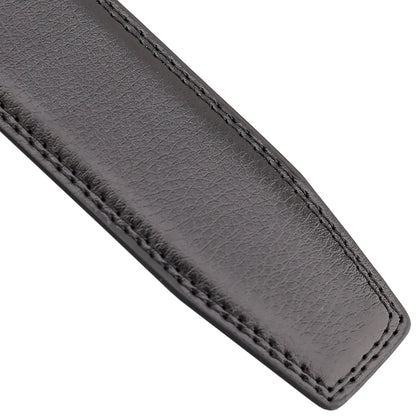 Donkergrijze herenriem met moderne stijl