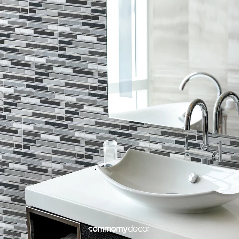 Mozaiek tegels met metallic effect – Glanzende luxe
