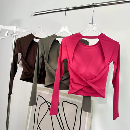 Dames yoga kleding met flexibele stof