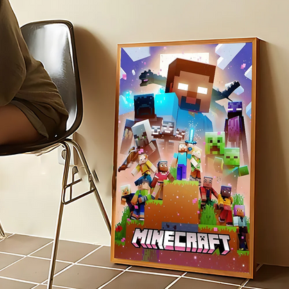 Stadsposter met skyline design