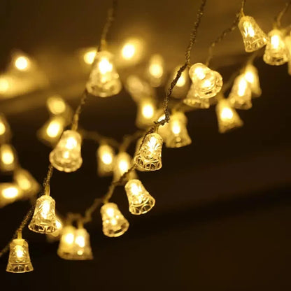 Gekleurde lichtslingers buiten – Voor tuinfeestjes