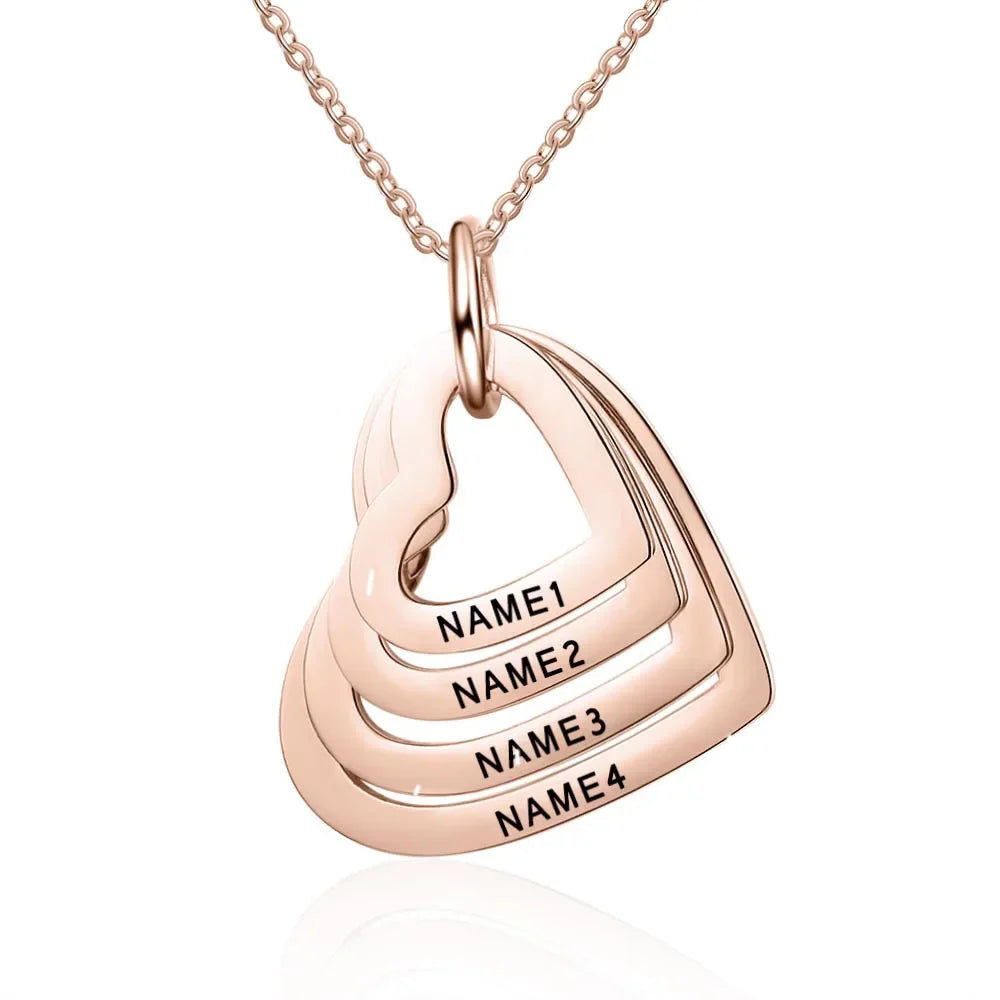 Naam in ketting als symbool van verbondenheid