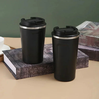 Thermosfles met houten details – Natuurlijke uitstraling
