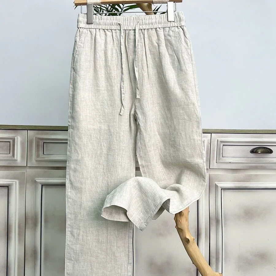 Linnen broek man in zomerse pastel – Verfrissende stijl