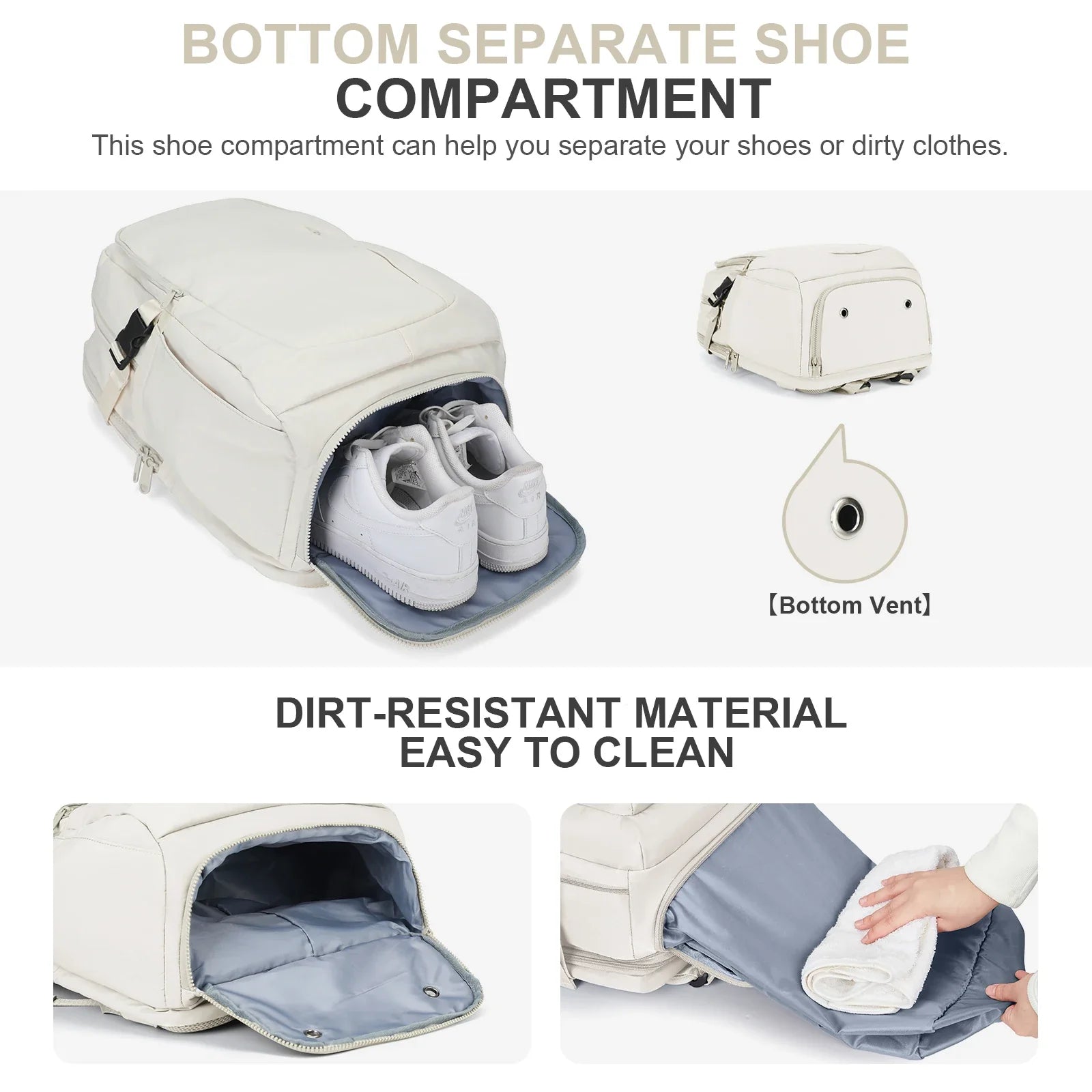Waterdichte handbagage rugzak – Voor elk weer