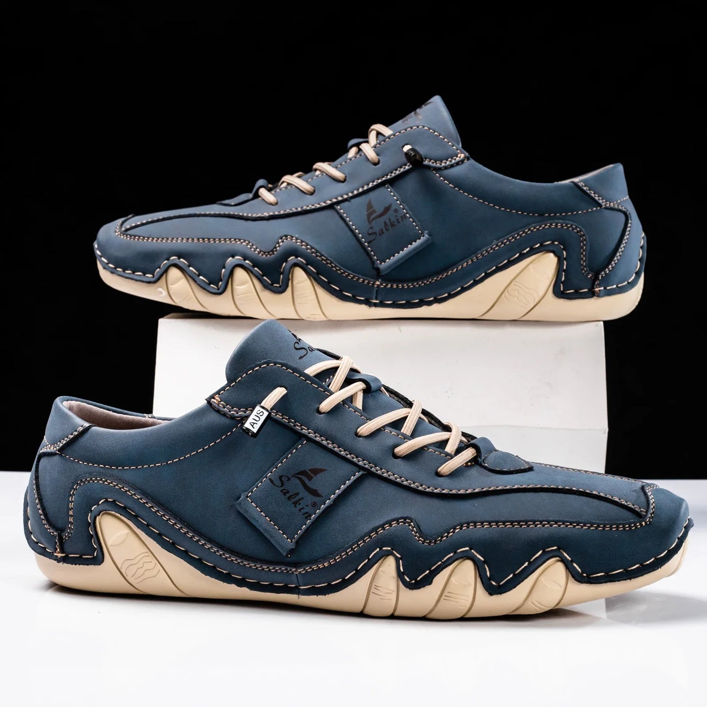 Lichte linnen sneakers voor heren