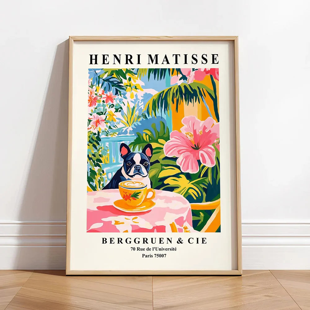 Stadsposter met skyline design