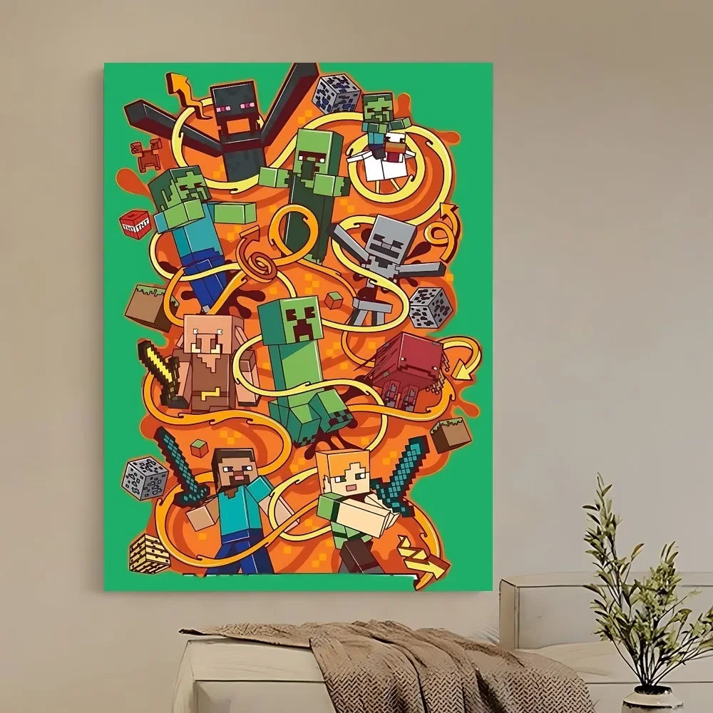 Posterset voor harmonieuze wand