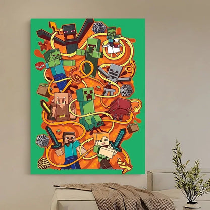 Posterset voor harmonieuze wand