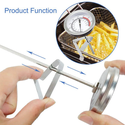Vleesthermometer met magnetische houder