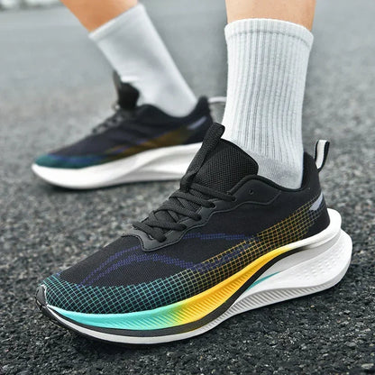 Lichtgewicht heren sneakers in sportieve look