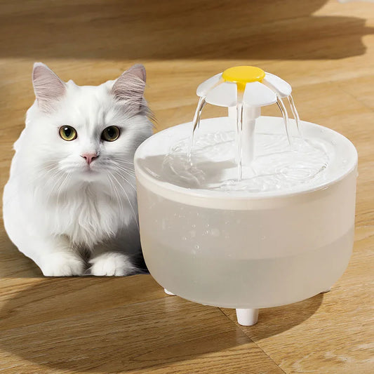 Waterfonteintje kat met verstelbare sproeier – Voor ideale waterstroom