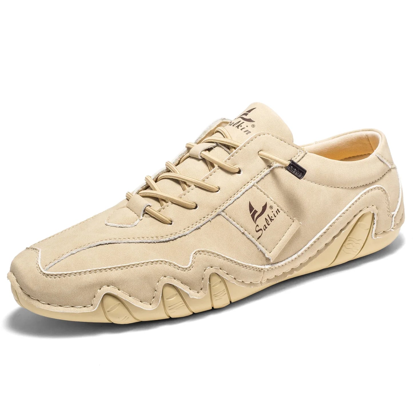 Heren schoenen met canvas bovenkant