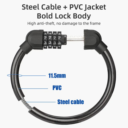 Racefiets slot voor snelle stops – Compact en licht