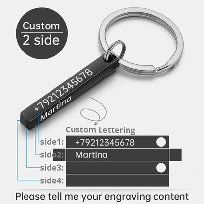 Ketting met eigen naam in modern ontwerp