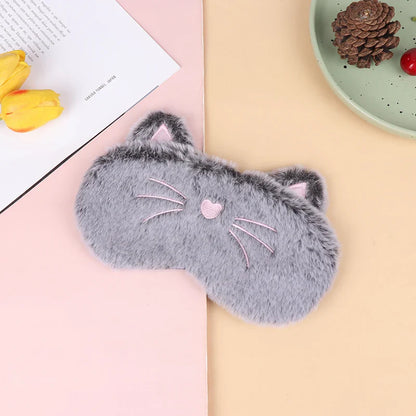 Slaapmasker met satijnen afwerking