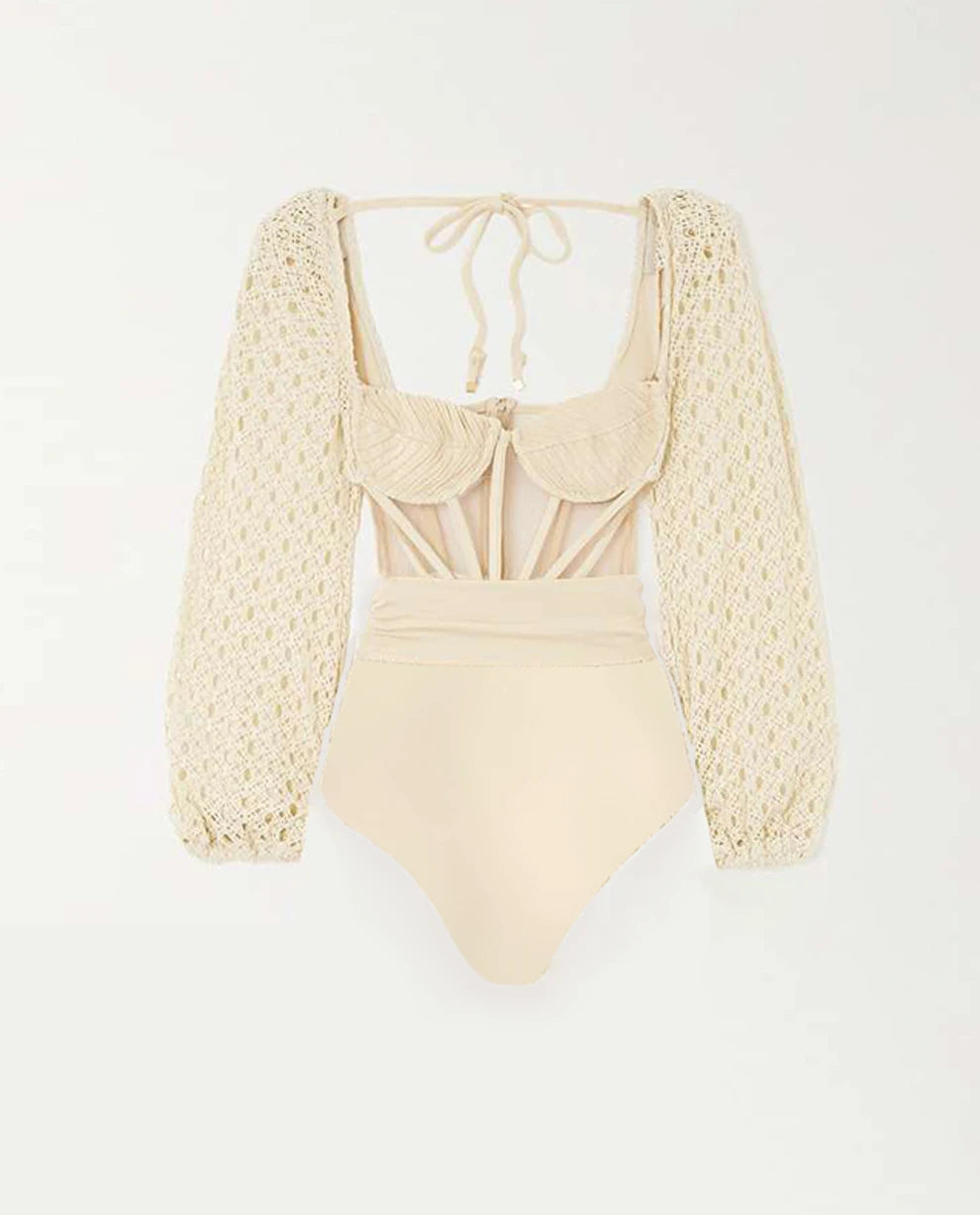 Zwemjurk in navy blauw – Klassiek en stijlvol