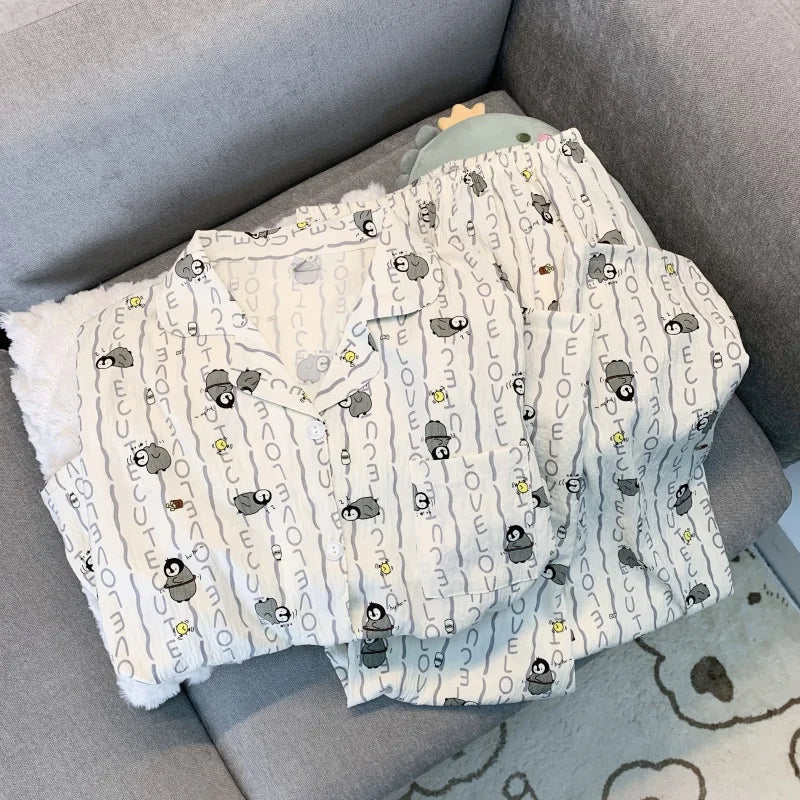 Dames pyjama set met bijpassende sokken