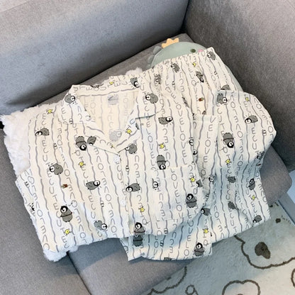 Dames pyjama set met bijpassende sokken