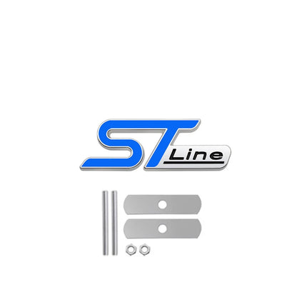 auto stickers - kleurrijke ST Line stickers voor unieke uitstraling