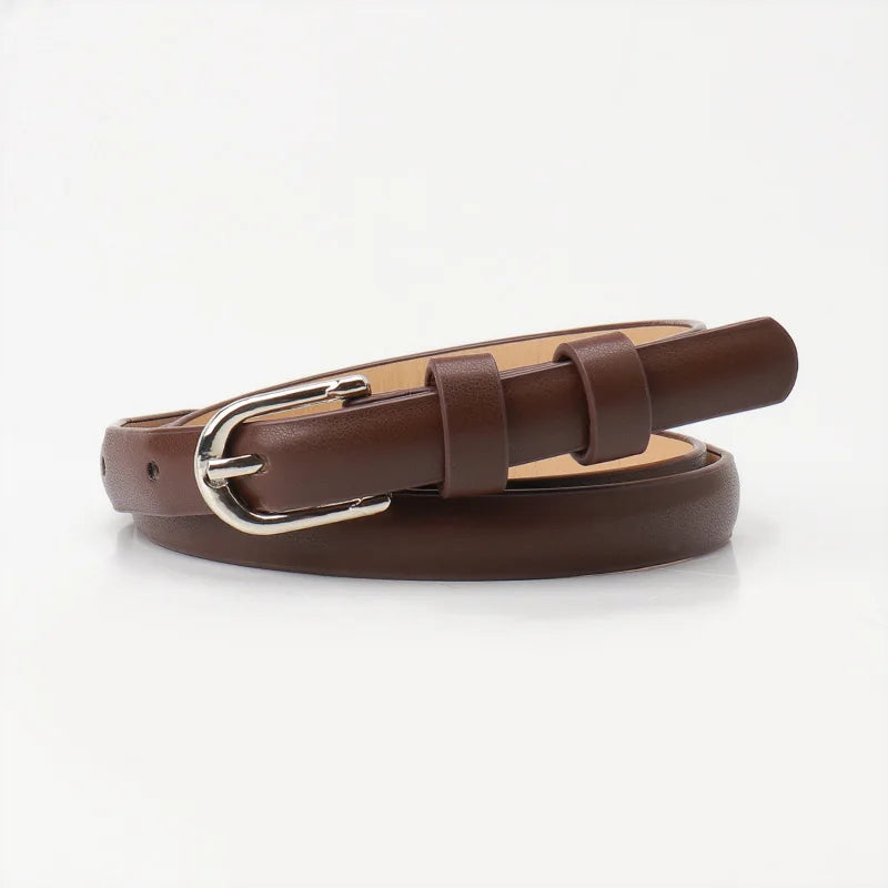 Smalle riem in lakleer voor chique look