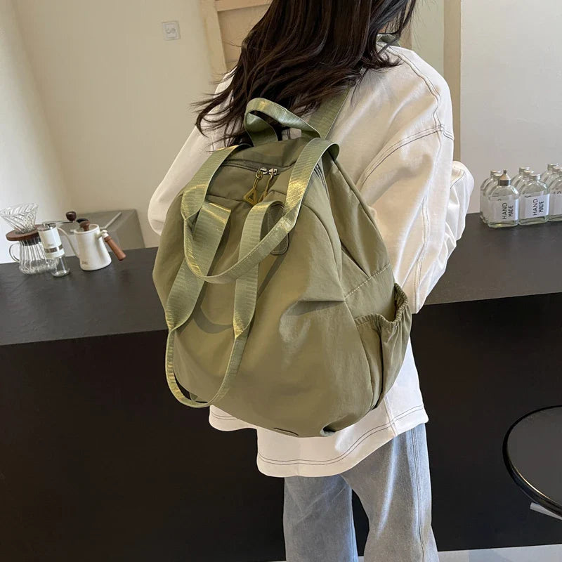 Handbagage rugzak met robuuste ritsen