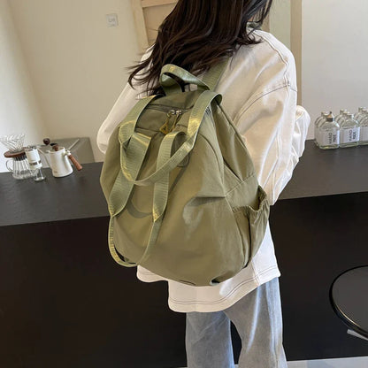 Handbagage rugzak met robuuste ritsen
