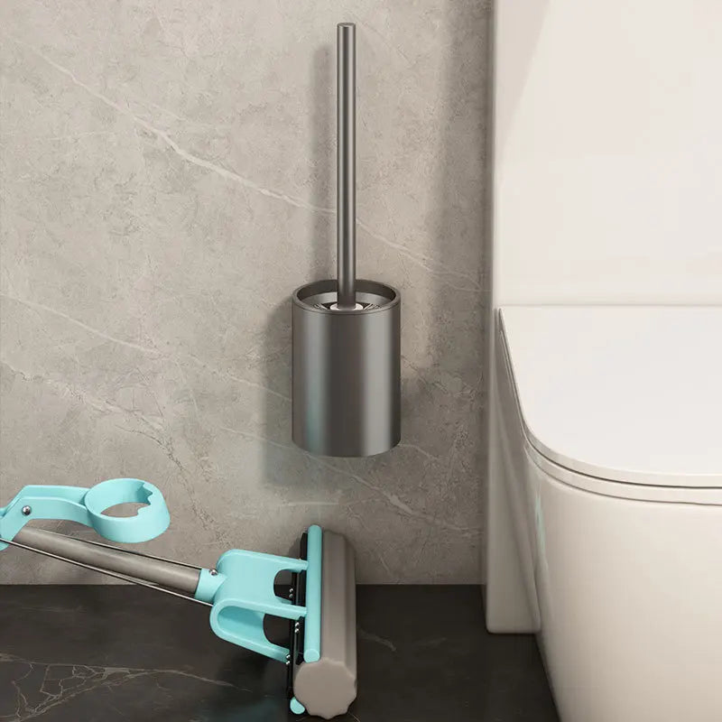 Toiletborstel met verwisselbare siliconen kop – Hygiënisch voordeel