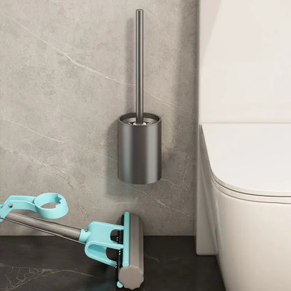 Toiletborstel met verwisselbare siliconen kop – Hygiënisch voordeel