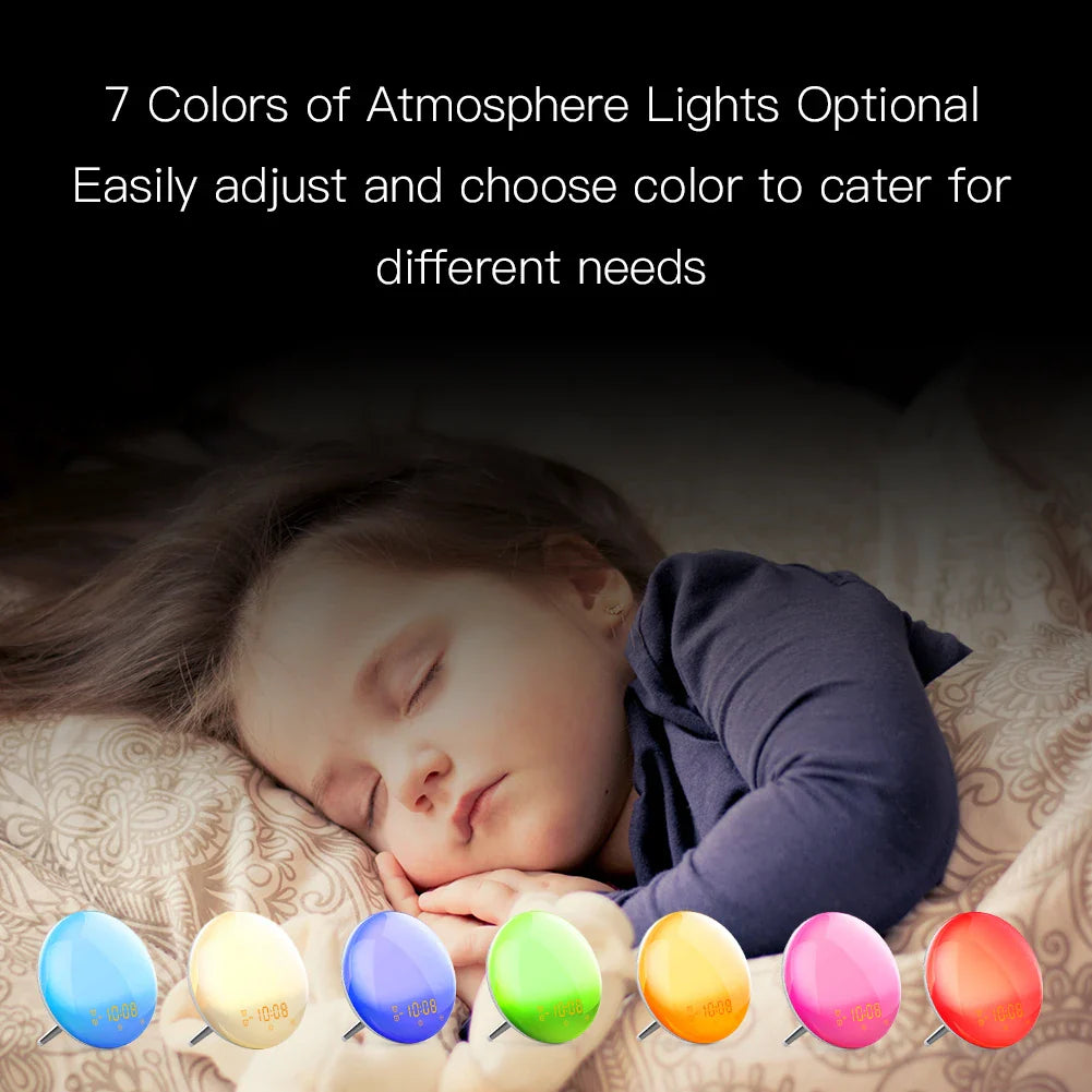 Wake up light lamp met dimfunctie – Aanpasbaar aan je ritme