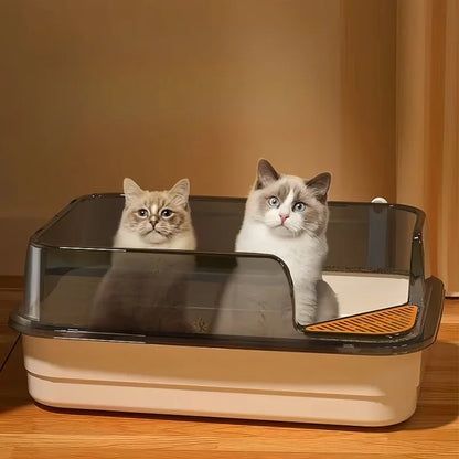 Zelfreinigende kattenbak met geurblok – Frisser resultaat