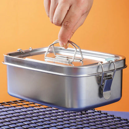 Brood trommel met bamboe deksel – Natuurlijk en strak
