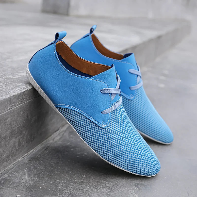 Zomerse sneakers heren in pastelkleuren
