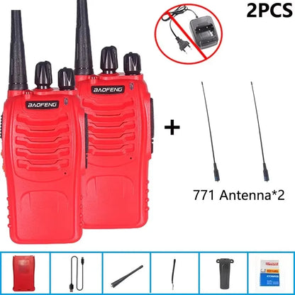 Alecto walkie talkie met headsetoptie