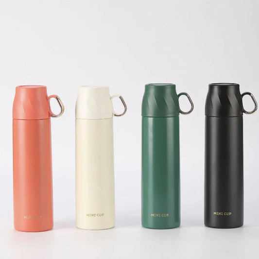 Thermosfles met draaglus – Gemakkelijk mee te nemen