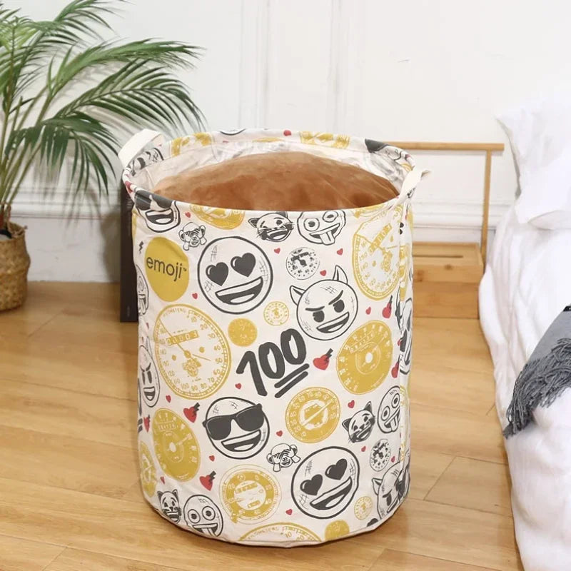 Blokker klassieke wasmand met deksel