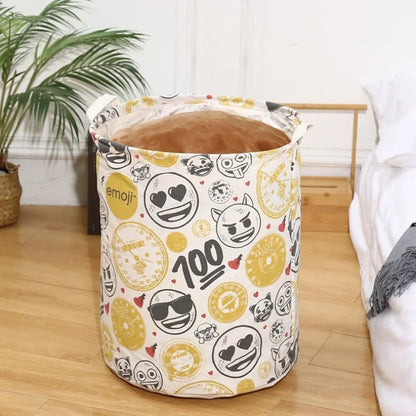 Blokker klassieke wasmand met deksel