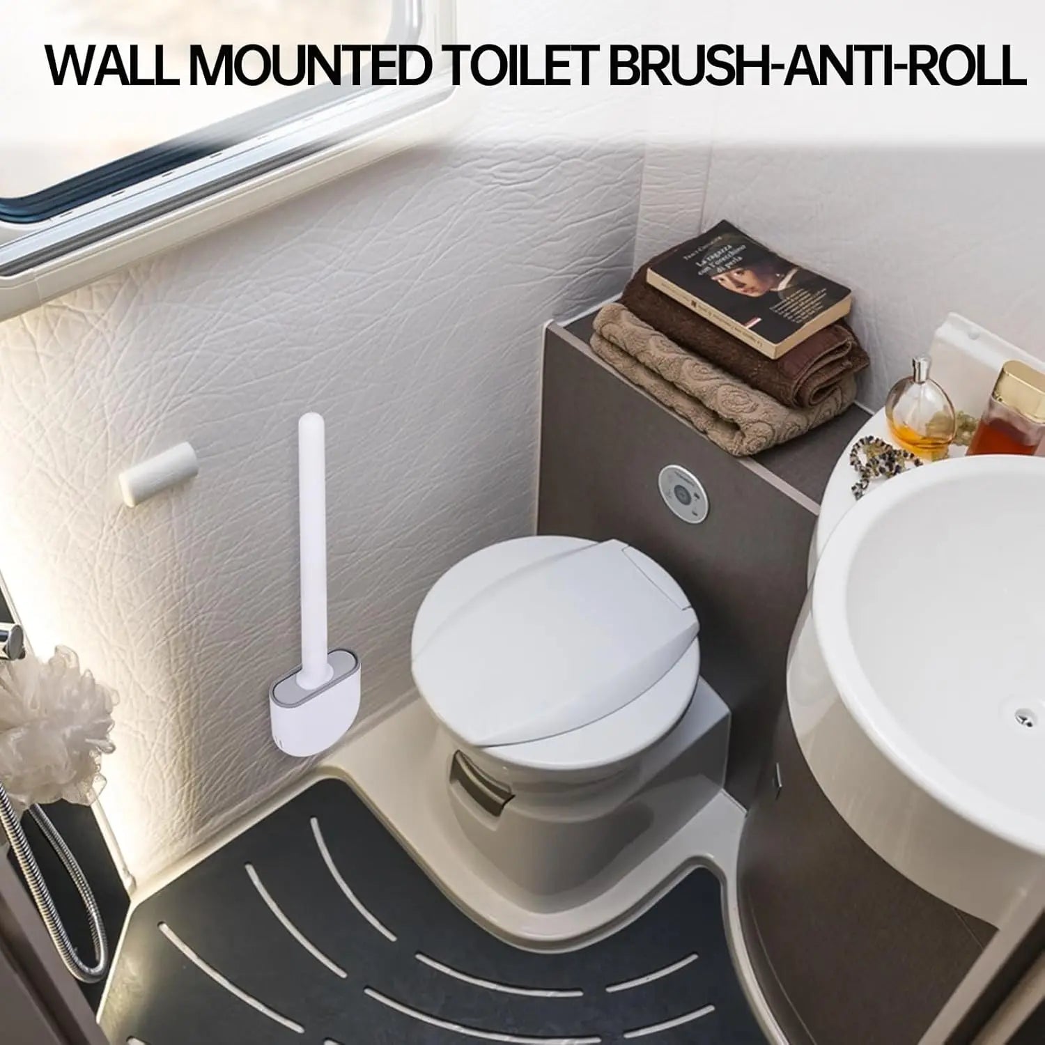 Tiger toiletborstel met designhouder – Voor moderne badkamers