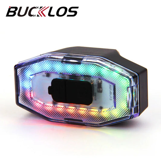 Fietslamp met antislip bevestigingsclip