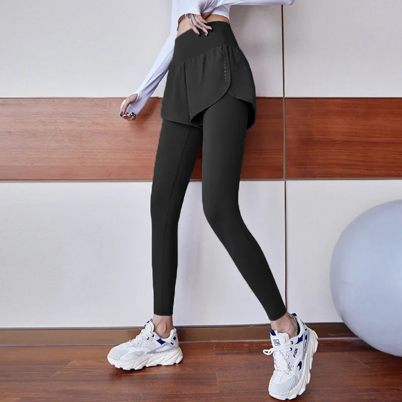 Hippe yoga set met geometrisch patroon