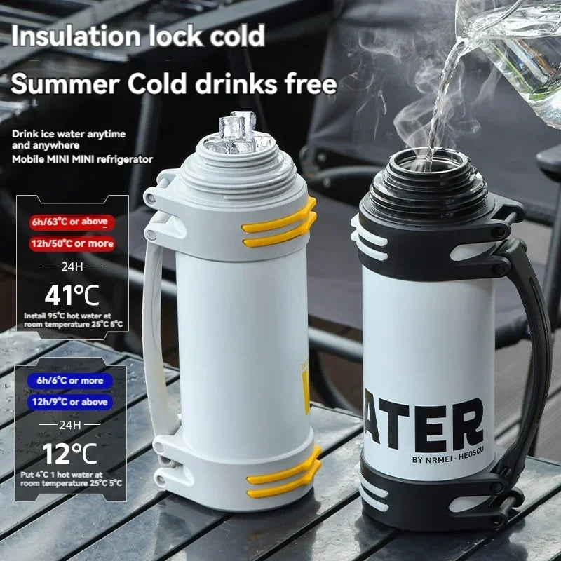 Thermosfles met dubbele wand – Houdt temperatuur vast