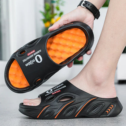 Heren slippers met zomers comfort